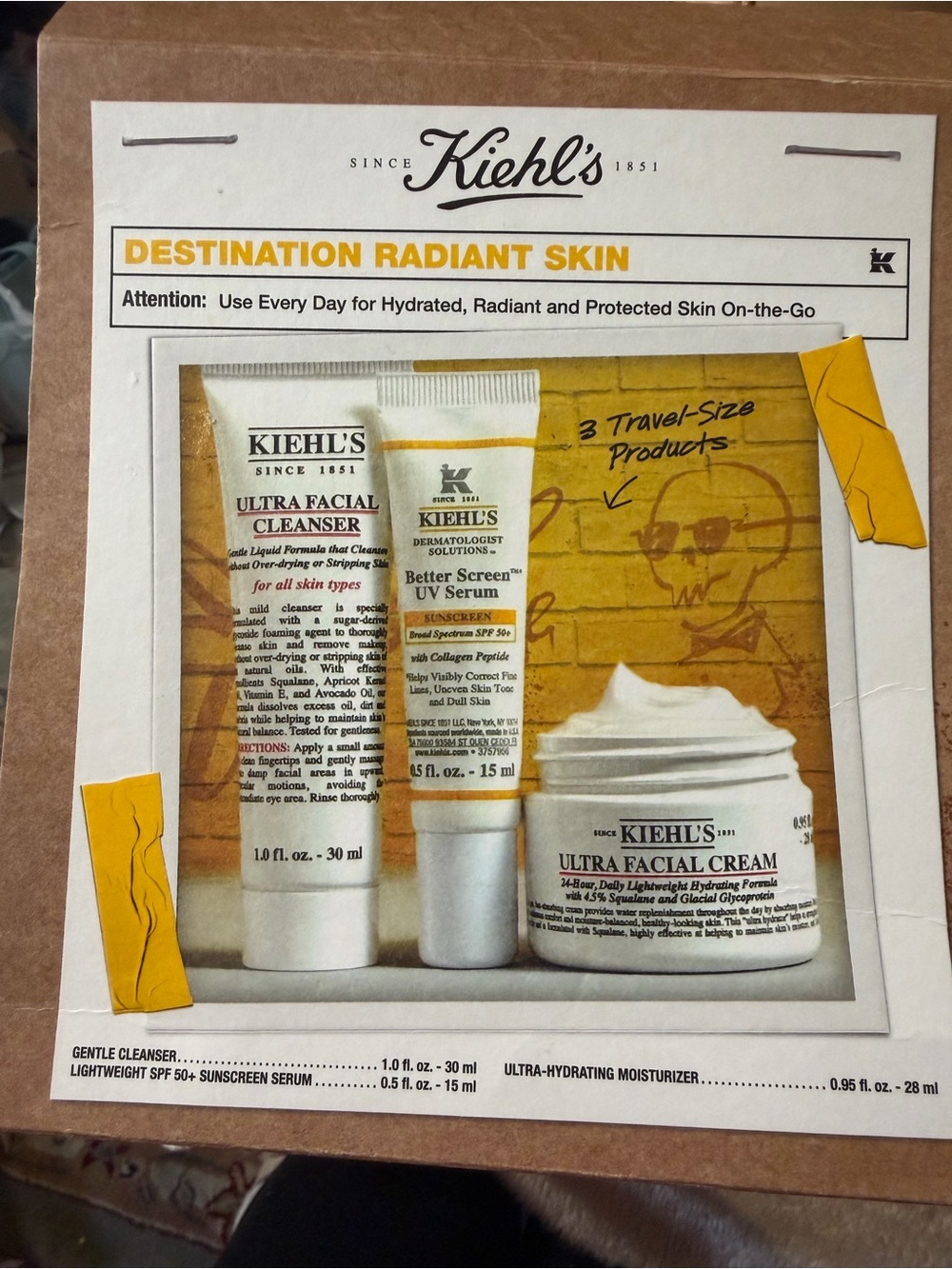 Kiehl's Destination Radiant Skin duo